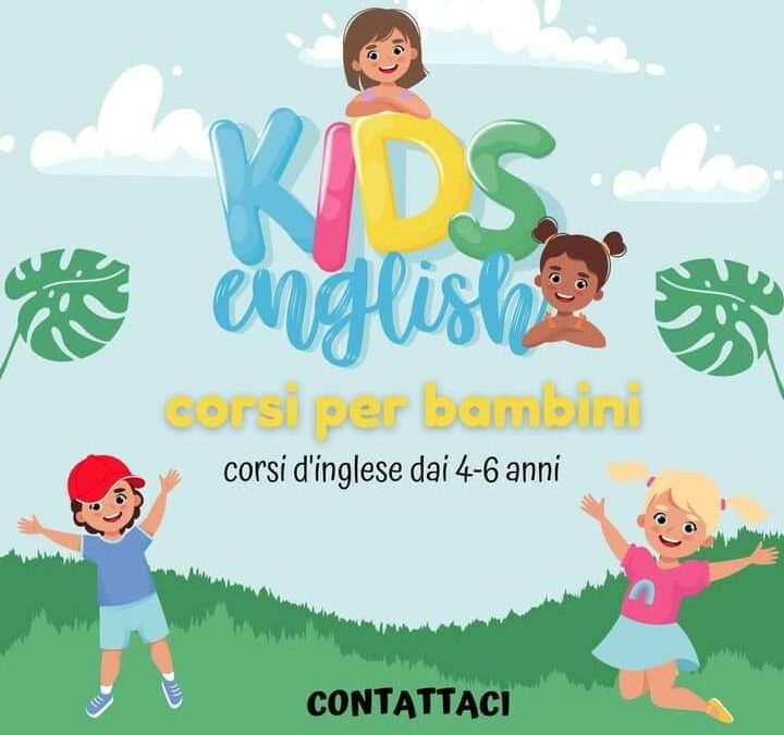 Corsi di inglese per bambini dai 4 ai 6 anni