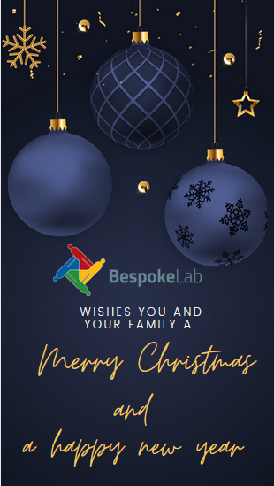 Bespoke Lab wishes you a Merry Christmas and a Happy New Year